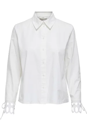 ONLY Jdymimi l/s cutout shirt wvn 15345329 white