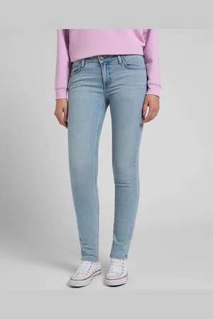 Lee Scarlett sunbleach skinny blue