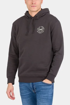 Lee Logo hoodie washed