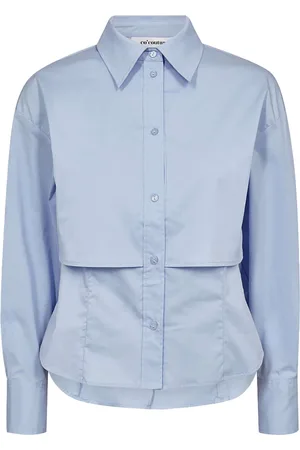 Co`Couture Sandycc double layer shirt pale blue