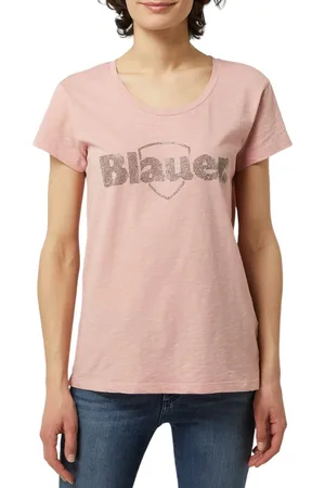 Blauer T-shirt dames