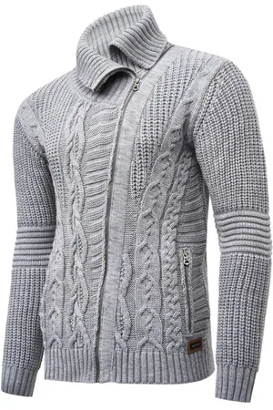 Rusty Neal Heren vest kabel gebreid 13389