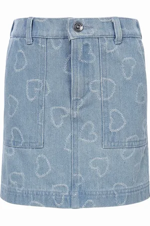 LOOXS Revolution Zomer jeans rok meisjes bleach