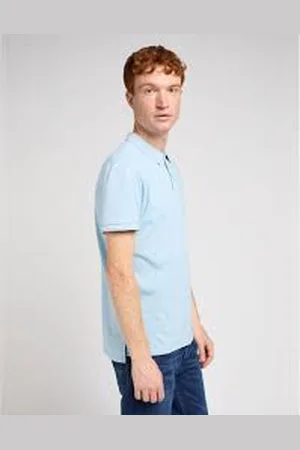 Lee Pique polo heather sky
