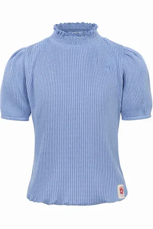 LOOXS Revolution Zomer top meisjes s/s fancy kraag lavendel