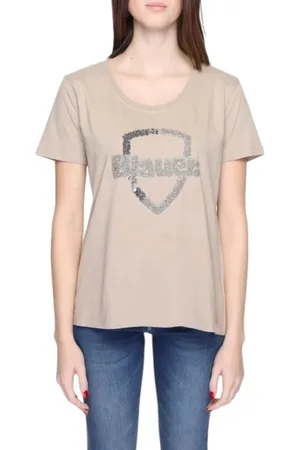Blauer T-shirt dames