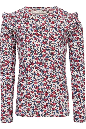 LOOXS Revolution Zomer shirt meisjes pointel l/s aop bloemen multi
