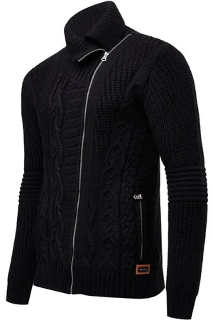 Rusty Neal Heren vest kabel gebreid 13389