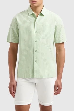 Pure Path Vertical striped shortsleeve shirt