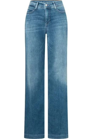 Mac 544190 dream wide blue denim