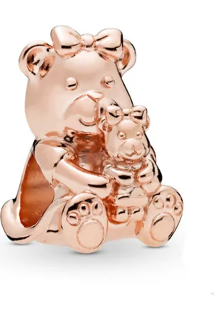 Mijn bedels Zilveren bedel moeder en dochter teddybeer