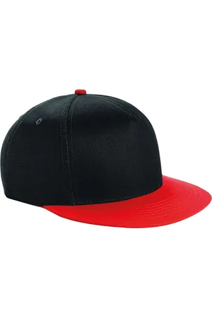Beechfield Originele 6 paneel flat peak snapback cap