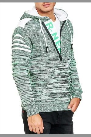 Rusty Neal Heren trui neon hoodie 13343
