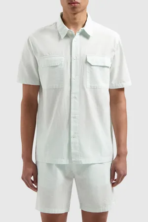 Pure Path Pinstripe short sleeve shirt