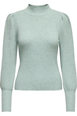 ONLY Onlkatia l/s highneck pullover knt 15232494 gray mist