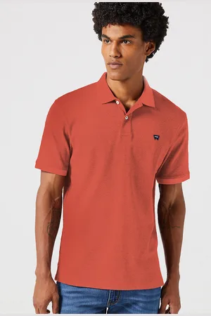 Wrangler Refined polo shirt burnt sienna