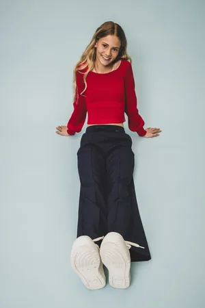 LOOXS Revolution Gebreide top scarlet red voor meisjes in de kleur