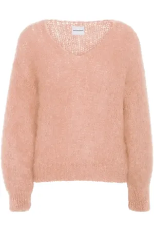 American Dreams Milana ls mohair knit peach