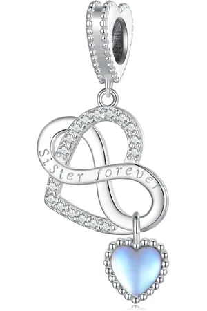 Mijn bedels Hangende bedel met swarovski steentjes oneindige liefde zus