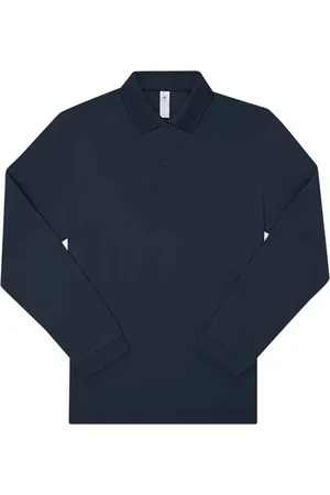 B and C Heren my polo 210 effen katoenen poloshirt
