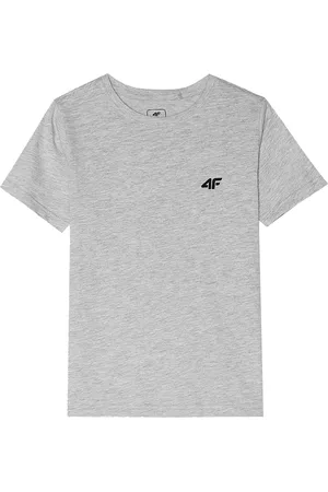 4F Katoenen t-shirt met logo voor jongens