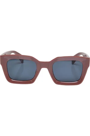 Urban classics Unisex volwassen poros zonnebril met ketting