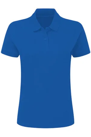SG Dames poloshirt met korte mouwen van katoen