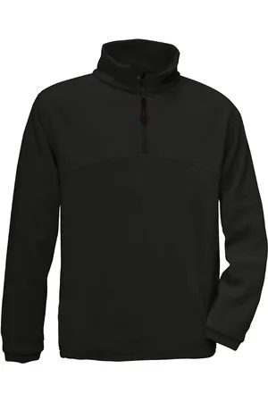 B and C Heren highlander+ quarter zip fleece top