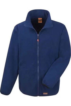Result Heren microfleece jas voor zwaar gebruik