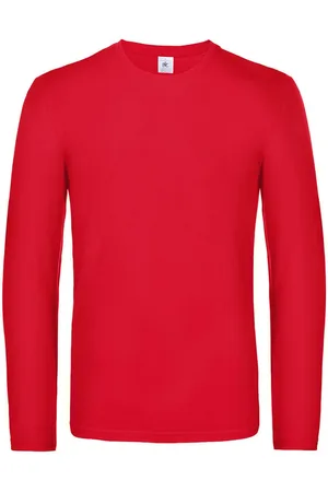 B and C Heren #e190 t-shirt met lange mouwen