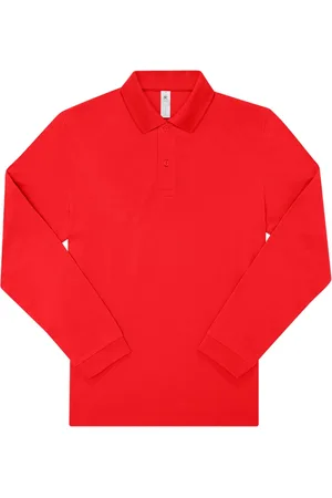 B and C Heren my polo 210 effen katoenen poloshirt