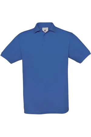 B and C Heren safran piqué poloshirt