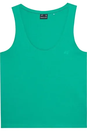 4F Dames effen slank tanktop