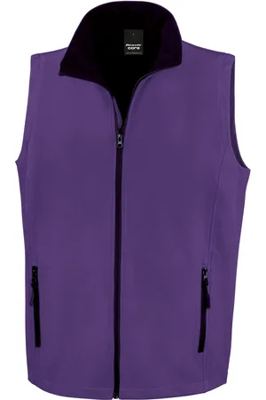 Result Herenbedrukbare softshell-bodywarmer