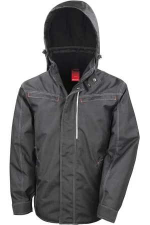 Result Denimjack met textuur voor volwassenen