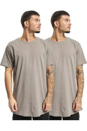 Urban classics Heren lang t-shirt (set van 2)