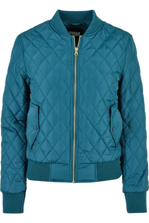 Urban classics Dames diamond nylon gewatteerd jasje