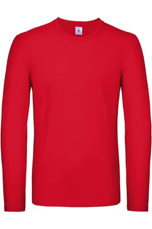 B and C Heren #e150 t-shirt met lange mouwen