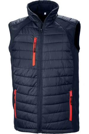 Result Gewatteerd heren compass softshell gilet