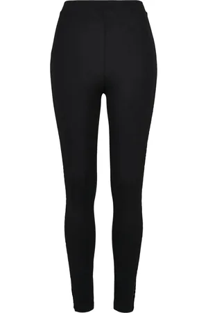 Urban classics Dames legging met kanten vlokjesprint