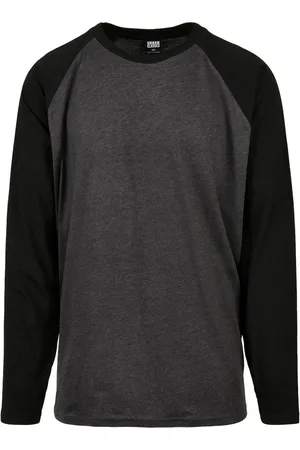 Urban classics Heren raglan t-shirt met contrasterende mouwen