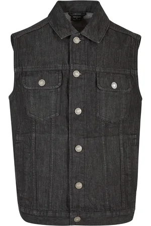 Urban classics Heren denim gilet