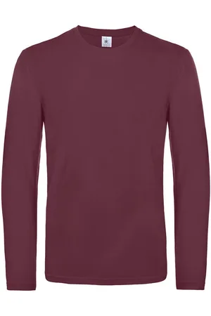 B and C Heren #e190 t-shirt met lange mouwen