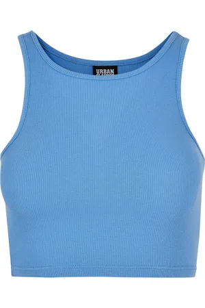 Urban classics Dames ribbed crop top