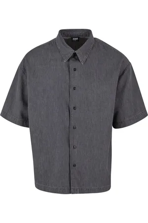 Urban classics Heren denim lichtgewicht shirt