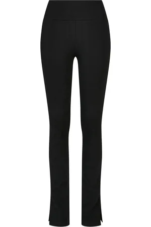 Urban classics Dames zijsplit legging met hoge taille