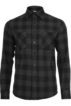 Urban classics Heren geruit flannel shirt