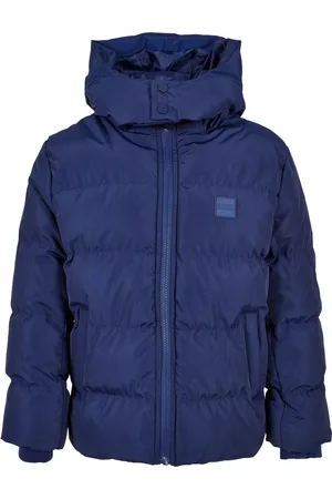 Urban classics Pufferjack met capuchon voor jongens