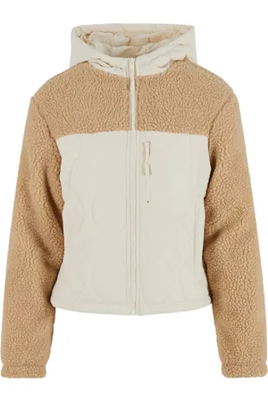 Urban classics Dames crinkle fleece jas