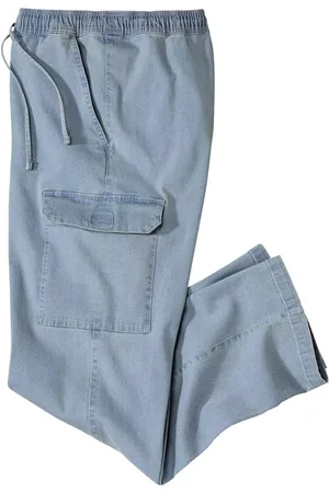 Atlas For Men Heren elastische taille cargo jeans